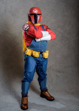 Bonus : un Mandalorien aux couleurs de Super Mario par @Lord_Nuke