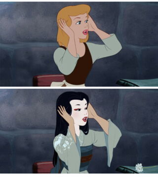 Cendrillon imaginée sous des traits japonais !