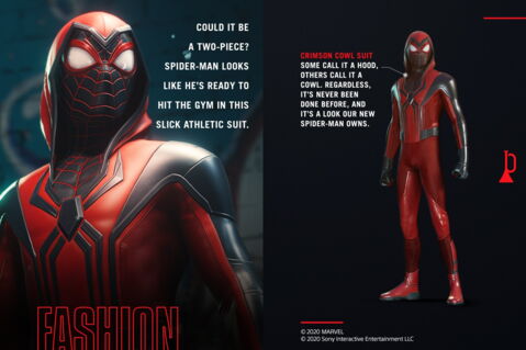 Crimson Cowl Suit