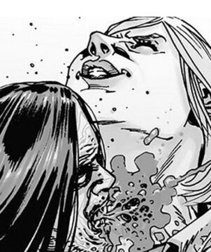 Dans les bandes dessinées, Carol se suicide en allant se faire mordre volontairement.