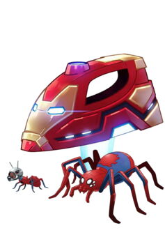 Héros Marvel eux aussi vus de façon littérales !