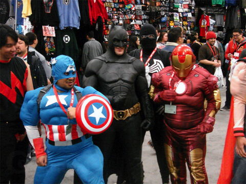 Iron Man, Batman et Captain America en vacances