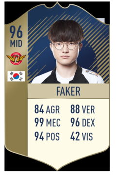 League of Legends : Les joueurs pros ont le droit à leur propre carte FUT