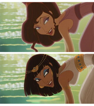Meg (Hercules) est imaginée avec des traits égyptiens !