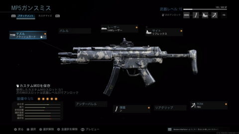 MP5 - Mitraillette Alpha 9mm