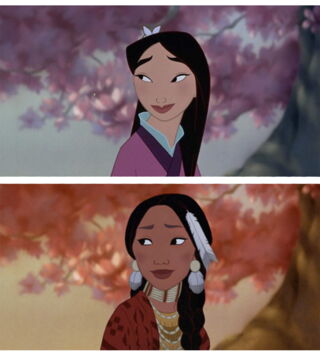 Mulan imaginée sous des traits... Amérindiens