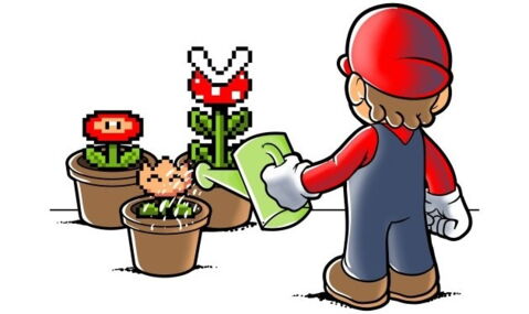 N°4 : Mario ne serait pas un plombier… mais un jardinier