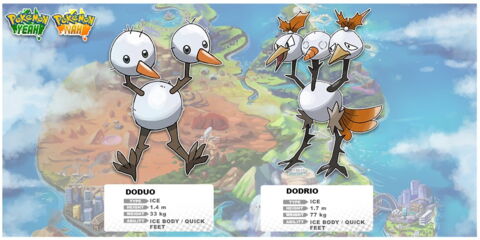 Pokémon Australien : Doduo / Dodrio