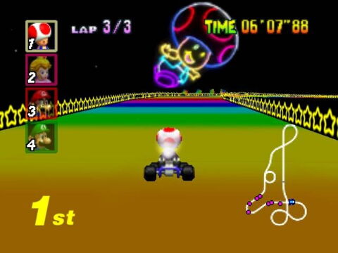 Route Arc-en-Ciel - Mario Kart 64