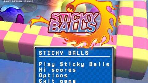 Sticky Balls, littéralement "les boules collantes".