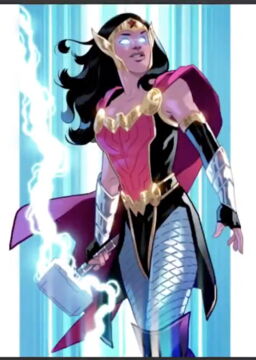 Thunder Woman : si Wonder Woman (DC) possédait Mjolnir (Marvel) !