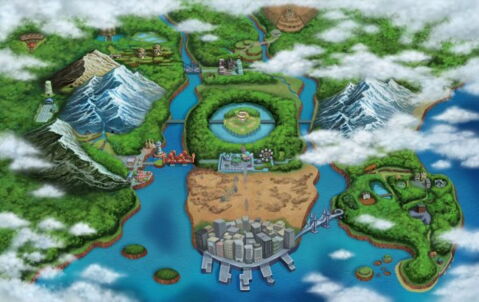 Toutes les régions des jeux Pokémon sont inspirées de lieux réels