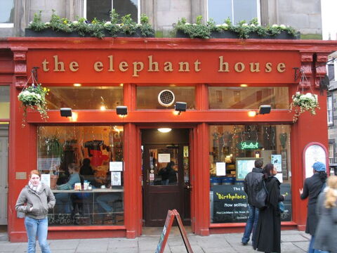 Trouvez l'inspiration à "The Elephant House" à Edimbourg