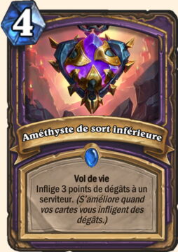 Hearthstone, Armageboum : le deck Démoniste Méc'thun pour monter légende - Améthyste de sort inférieure