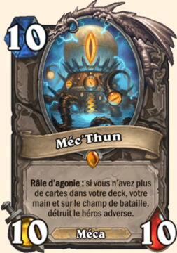 Hearthstone, Armageboum : le deck Démoniste Méc'thun pour monter légende - Méc'Thun