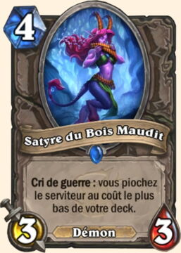Hearthstone, Armageboum : le deck Démoniste Méc'thun pour monter légende - Satyre du Bois Maudit
