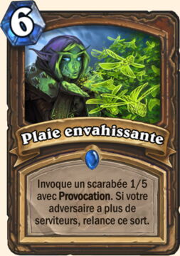 Hearthstone, Armageboum : le deck Druide Cire-Pilleur qui domine la méta actuelle - Plaie envahissante
