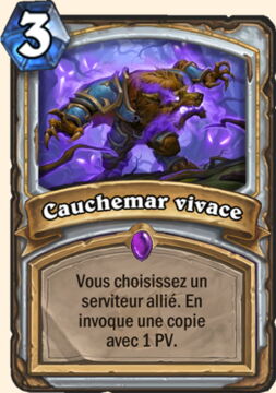 Hearthstone, Armageboum : le meilleur deck Prêtre APM pour tuer votre adversaire en un tour - Cauchemar vivace