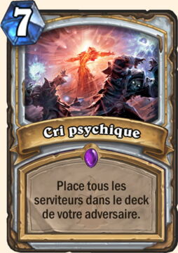 Hearthstone, Armageboum : le meilleur deck Prêtre APM pour tuer votre adversaire en un tour - Cri psychique