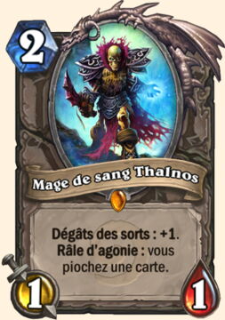 Hearthstone, Armageboum : le meilleur deck Prêtre APM pour tuer votre adversaire en un tour - Mage de sang Thalnos