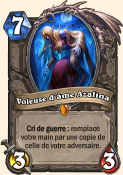 Hearthstone Extension Bois Maudit nouvelle carte neutre : Voleuse d'âme Azalina