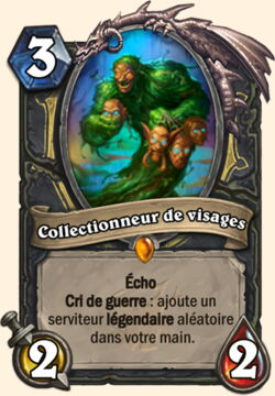 Hearthstone Extension Bois Maudit nouvelle Légendaire Voleur Collectionneur de visages