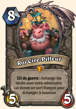 Nouvelle carte Hearthstone, Kobolds et Catacombes : Roi Cire-Pilleur. Nouvelle carte légendaire