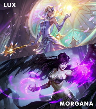 Lux et Morgana pour spam les cages et enchaîner les CCs