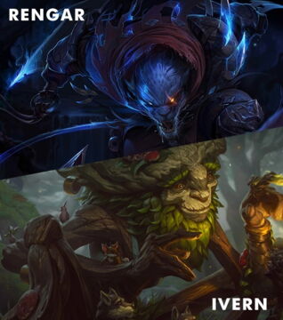 Rengar et Ivern pour abuser des buissons