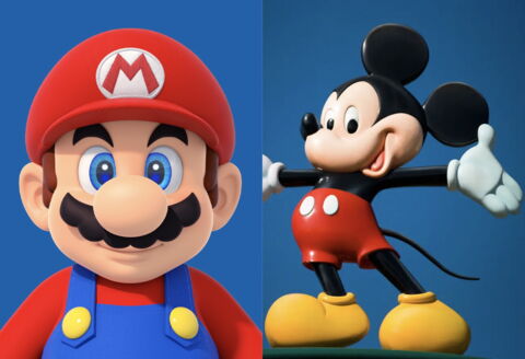 Mario plus célèbre que Mickey Mouse ?