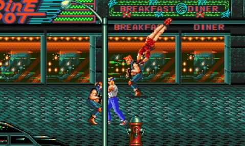 4ème : Streets of Rage sur Mega Drive