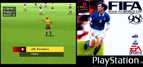 1. Meilleur jeu de foot : FIFA 98