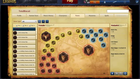 League of Legends 2010 : l'arrivée des runes et du squelette réel de LoL