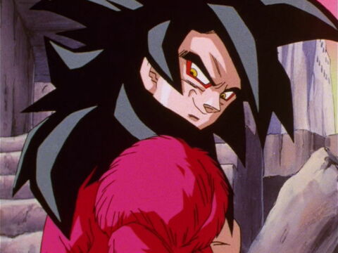 9. Son Goku se transforme en SSJ4