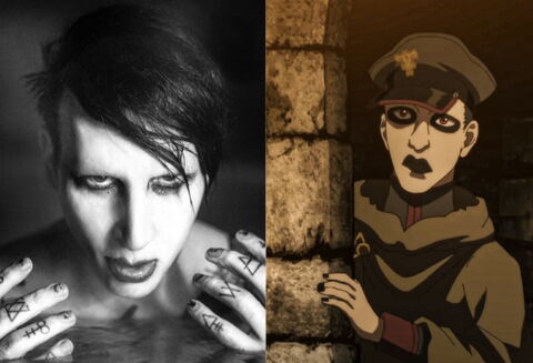 Gordon Agrippa (Black Cover) a été inspiré par Marilyn Manson