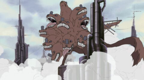 10. Chien multicéphale géant