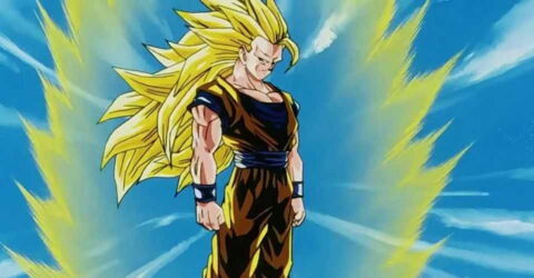 7. Son Goku se transforme en SSJ3