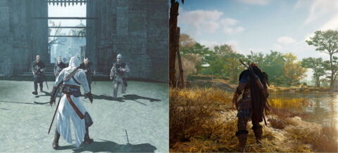 Avant/Après : Assassin's Creed
