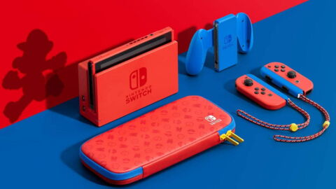 Nintendo Switch édition Mario pour les 35 ans du plombier