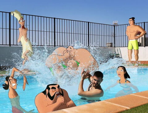 En attendant l'invasion des Huns, allons piquer une tête avec Mulan, Yao, Shang, Chi-Fu, Chien Po et Ling