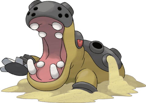 6. Hippodocus - Pokémon de type Sol