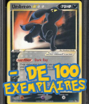 8ème carte Pokémon la plus chère : Noctali Gold Star - moins de 100 exemplaires