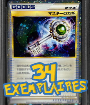 6ème carte Pokémon la plus rare : 2010 Japan World Championship Master Key - 34 exemplaires