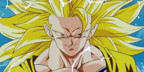 7. Son Goku se transforme en SSJ3