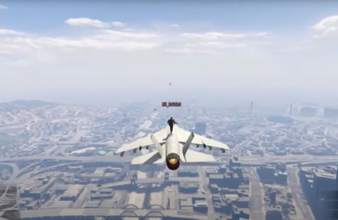 Une cascade légendaire en avion dans GTA Online