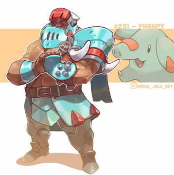 12. Phanpy en mode samouraï