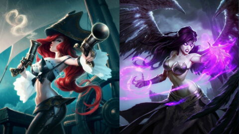 Miss Fortune et Morgana pour un combat réglé en 2 secondes