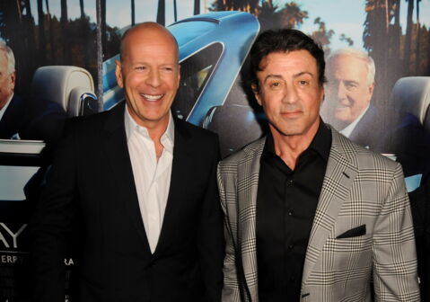 Sylvester Stallone et Bruce Willis dans Expendables