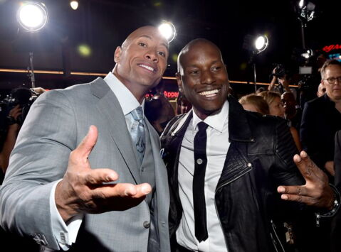 Dwayne Johnson et Tyrese Gibson (et Vin Diesel) dans Fast and Furious