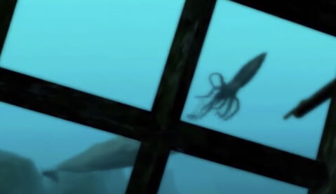 Assassin's Creed 4 - Le calamar géant dans une épave